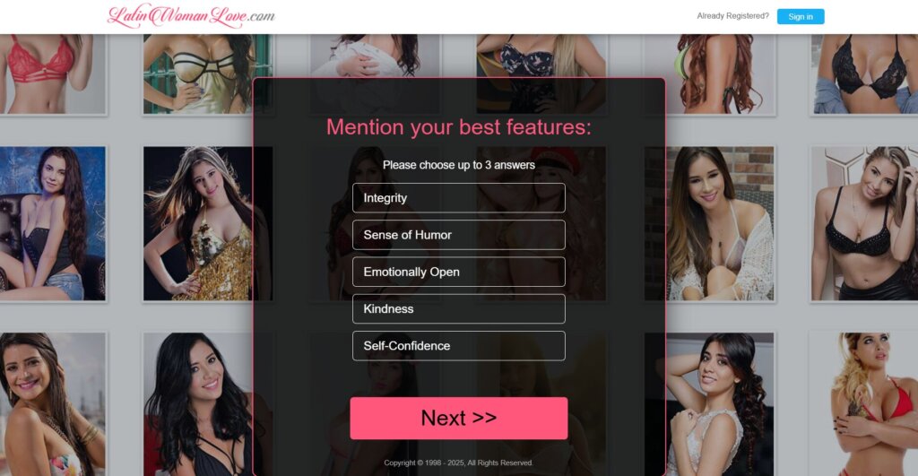 LatinWomanLove Latin dating site